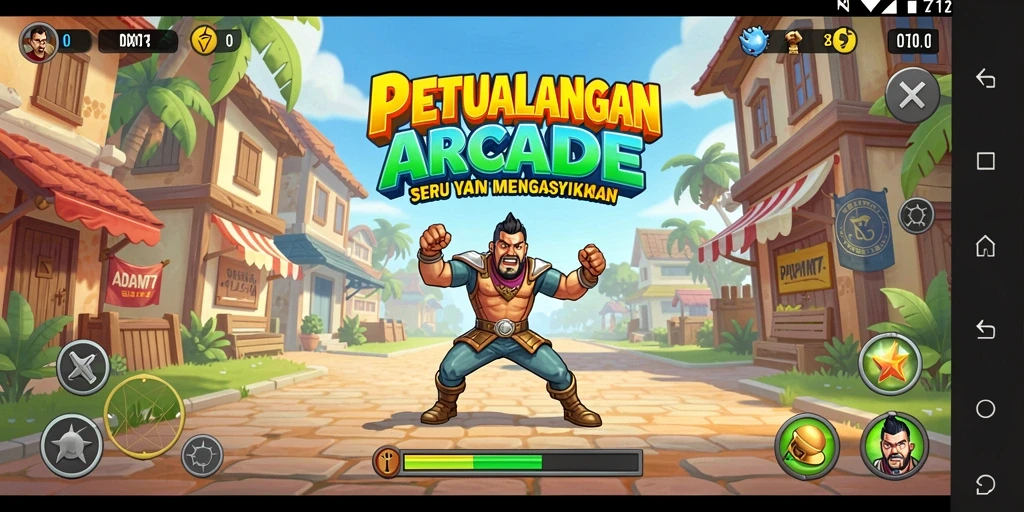 Screenshot ADAM77 menunjukkan gameplay yang menegangkan dan penuh aksi.