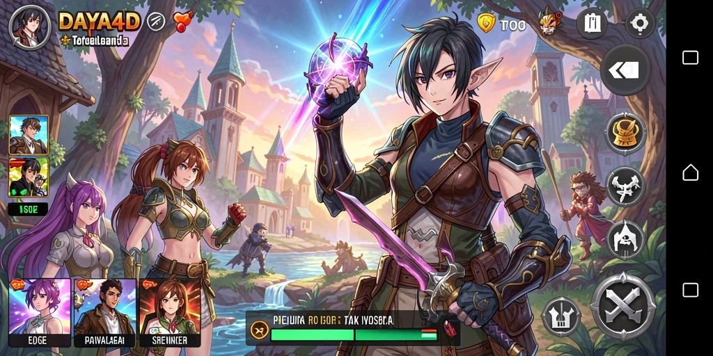 Tampilan menarik dari gameplay DAYA4D yang penuh aksi.