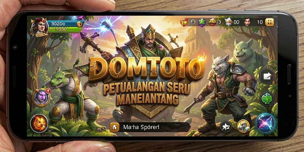 Tampilan gameplay menantang di <strong>DOMTOTO</strong> dengan petualangan yang seru.