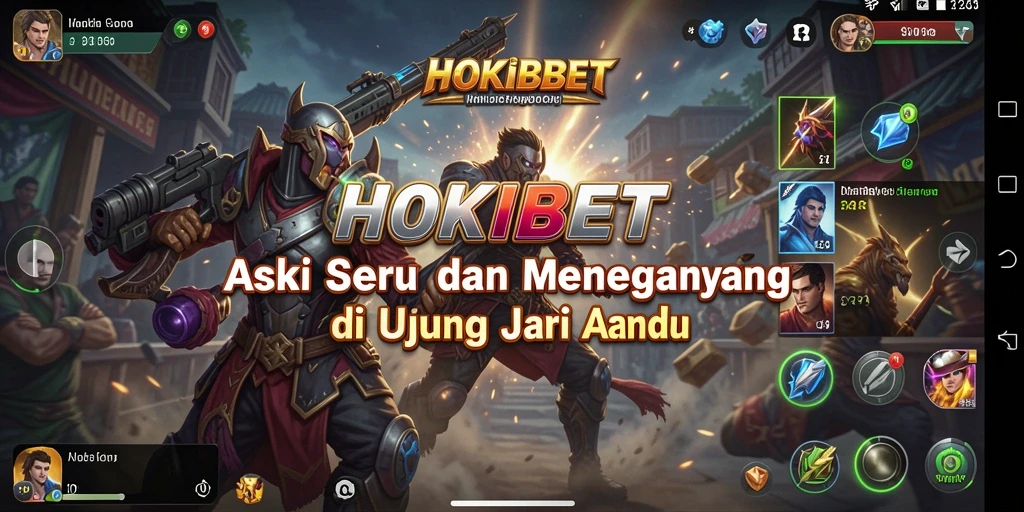 Screenshot HOKIBET menampilkan aksi seru dan menegangkan dalam gameplay.