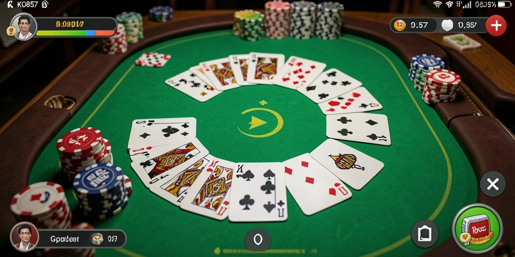 Screenshot dari gameplay seru Gaple di KO857