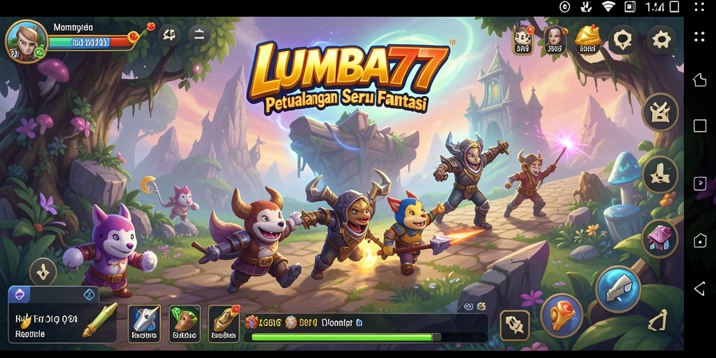 Tangkapan layar gameplay LUMBA77 dengan petualangan seru.