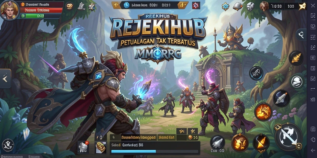 Tampilan gameplay mendebarkan di dunia fantasi REJEKIHUB.