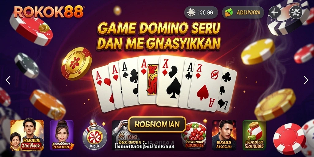 Tampilan gameplay ROKOK88 yang menarik dan menegangkan.