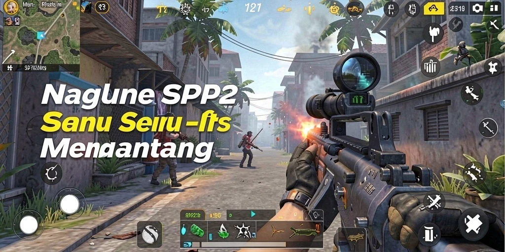 Menampilkan aksi seru dari gameplay TPS di SP212.