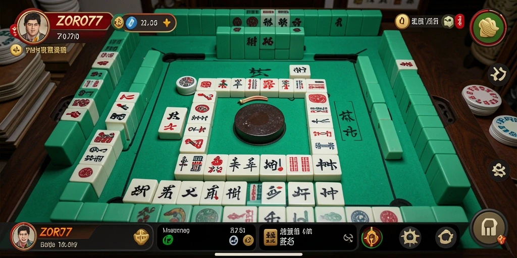 Tampilan gameplay ZORO77 yang menarik dan penuh warna.